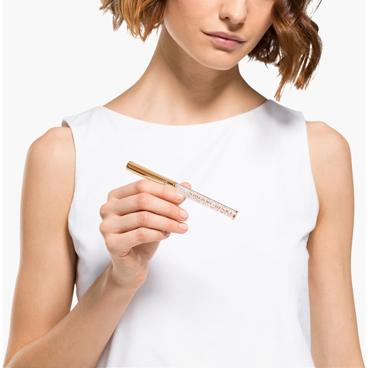 Swarovski - Crystalline Gloss Kugelschreiber, Rosefarben, Roségold-Legierungsschicht - CRYSTAL UNTERBERGER