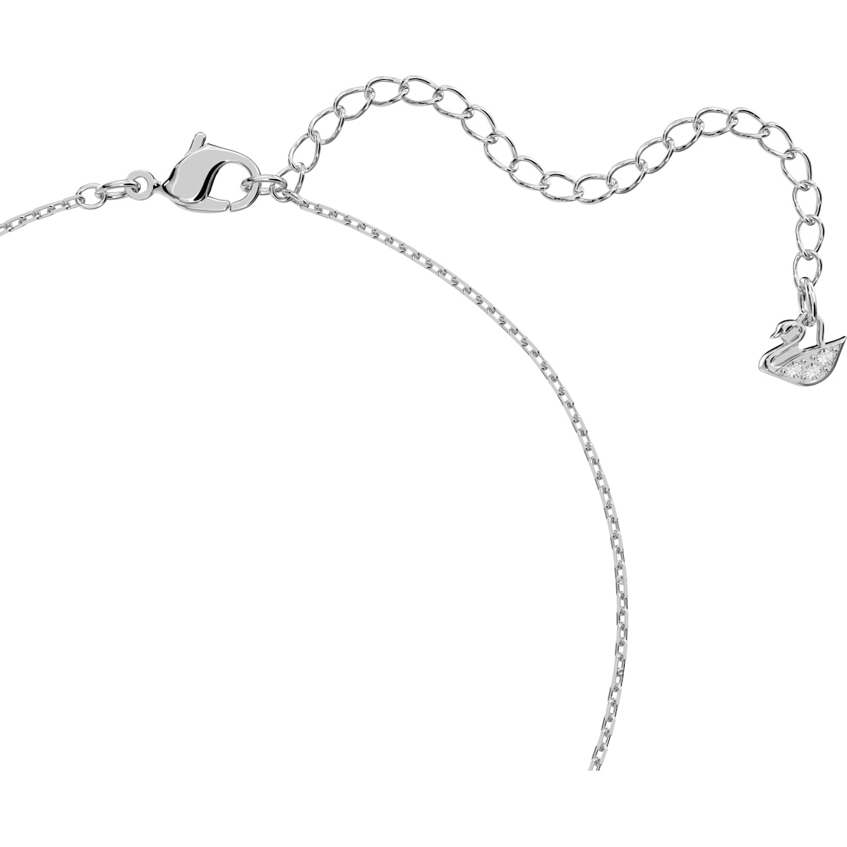 Swarovski - Elegance of Africa Halskette, Weiss, Rhodiniert - CRYSTAL UNTERBERGER