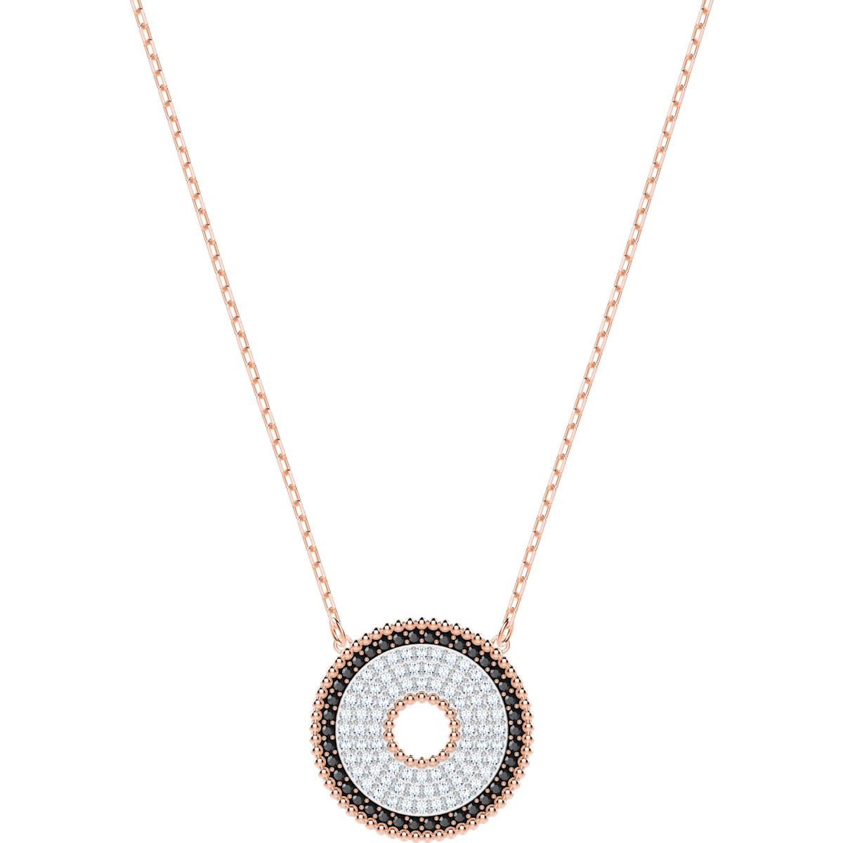 LOLLYPOP:NECKLACE JET/CRY/ROS OU