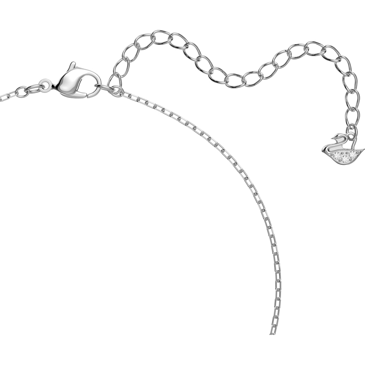 Swarovski - Angelic Anhänger, Rund, Weiss, Rhodiniert - CRYSTAL UNTERBERGER