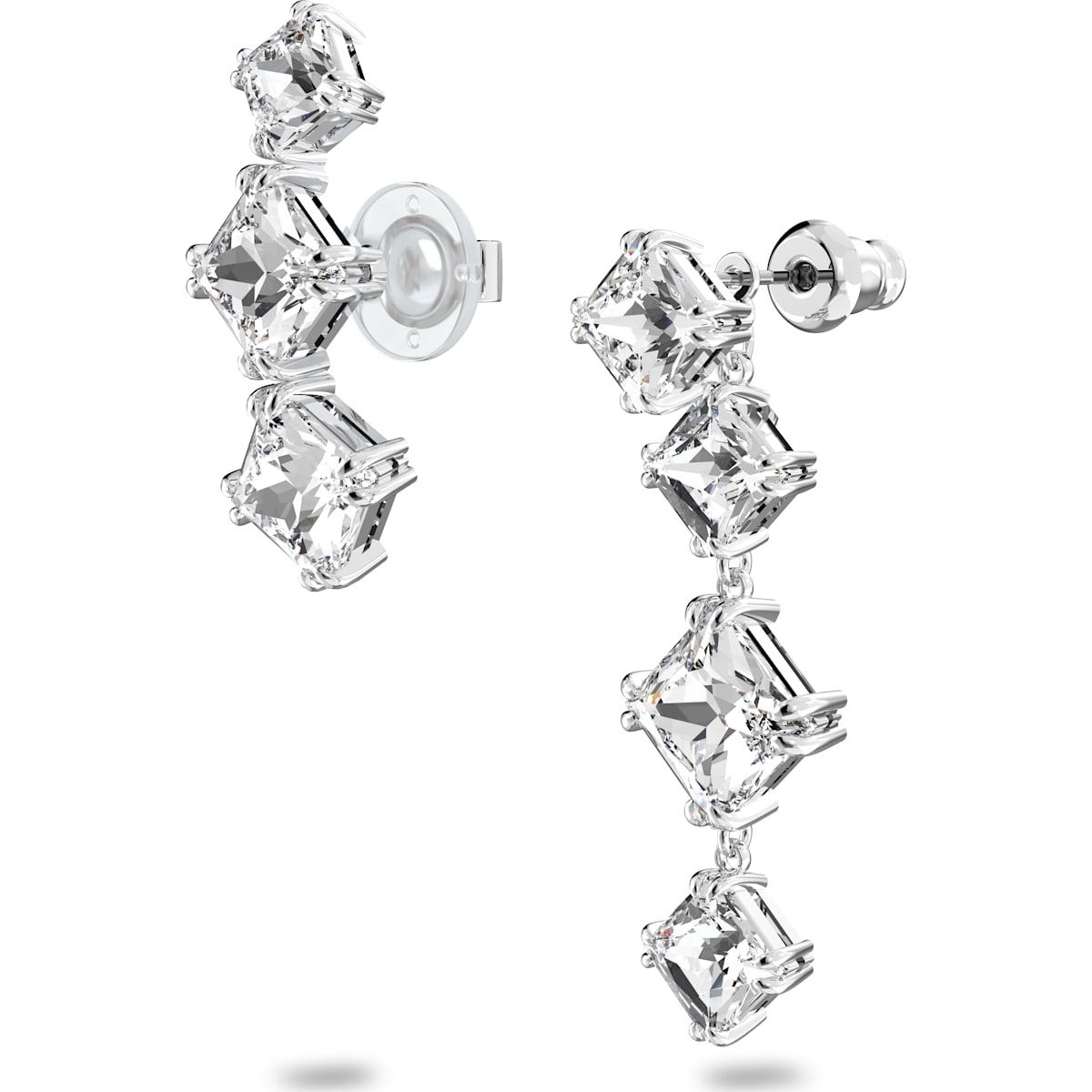 Swarovski - Millenia Ear Cuff, Weiss, Rhodiniert - CRYSTAL UNTERBERGER