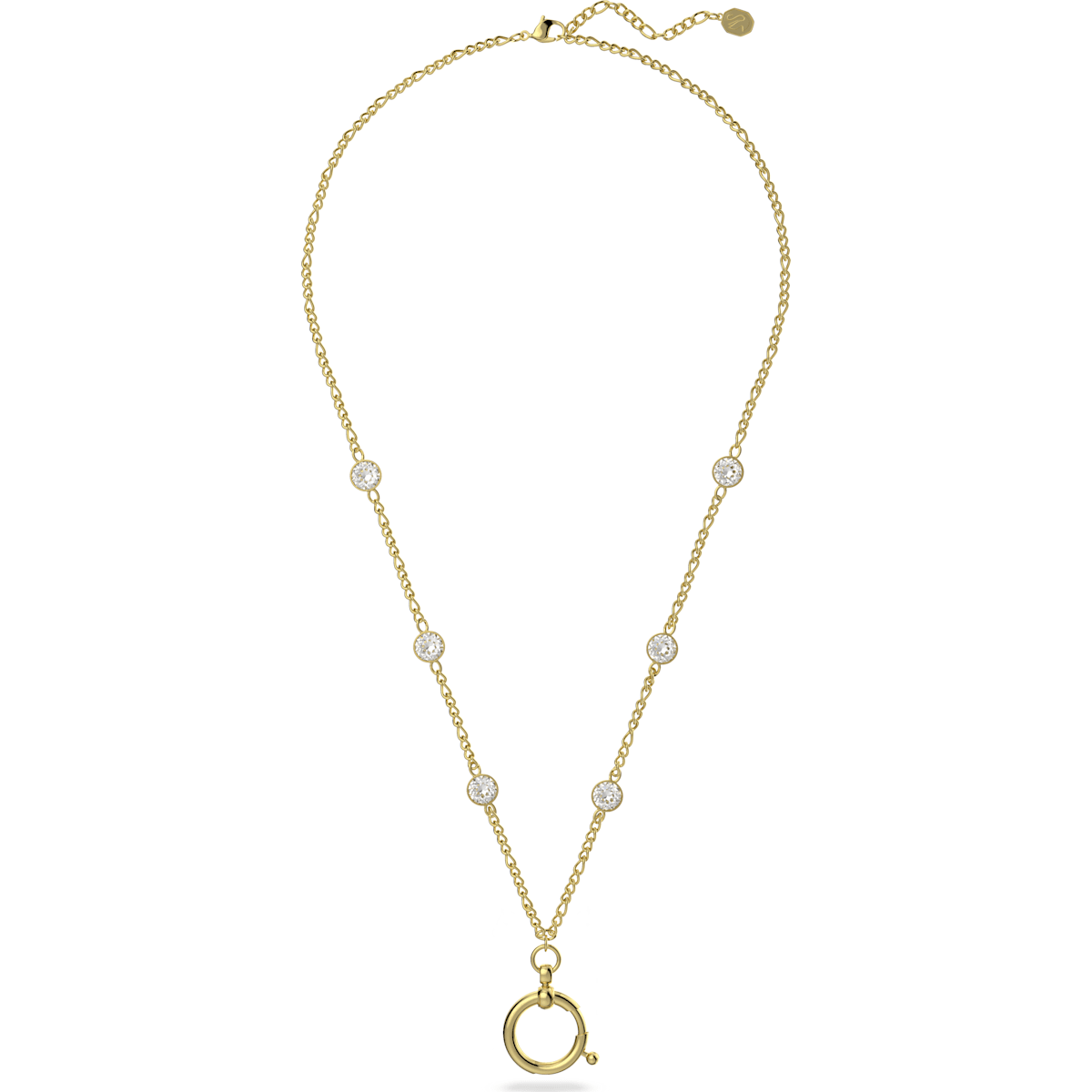 Swarovski - Curiosa Halskette, Gelb, Goldlegierungsschicht - CRYSTAL UNTERBERGER