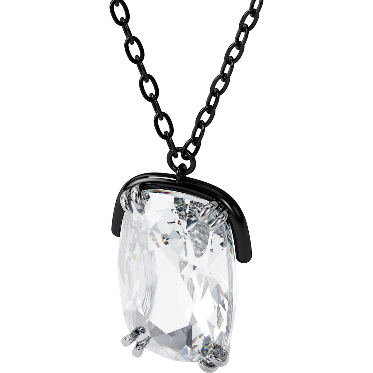 Swarovski - Harmonia Anhänger, Übergroßer Kristall, Weiss, Metallmix - CRYSTAL UNTERBERGER