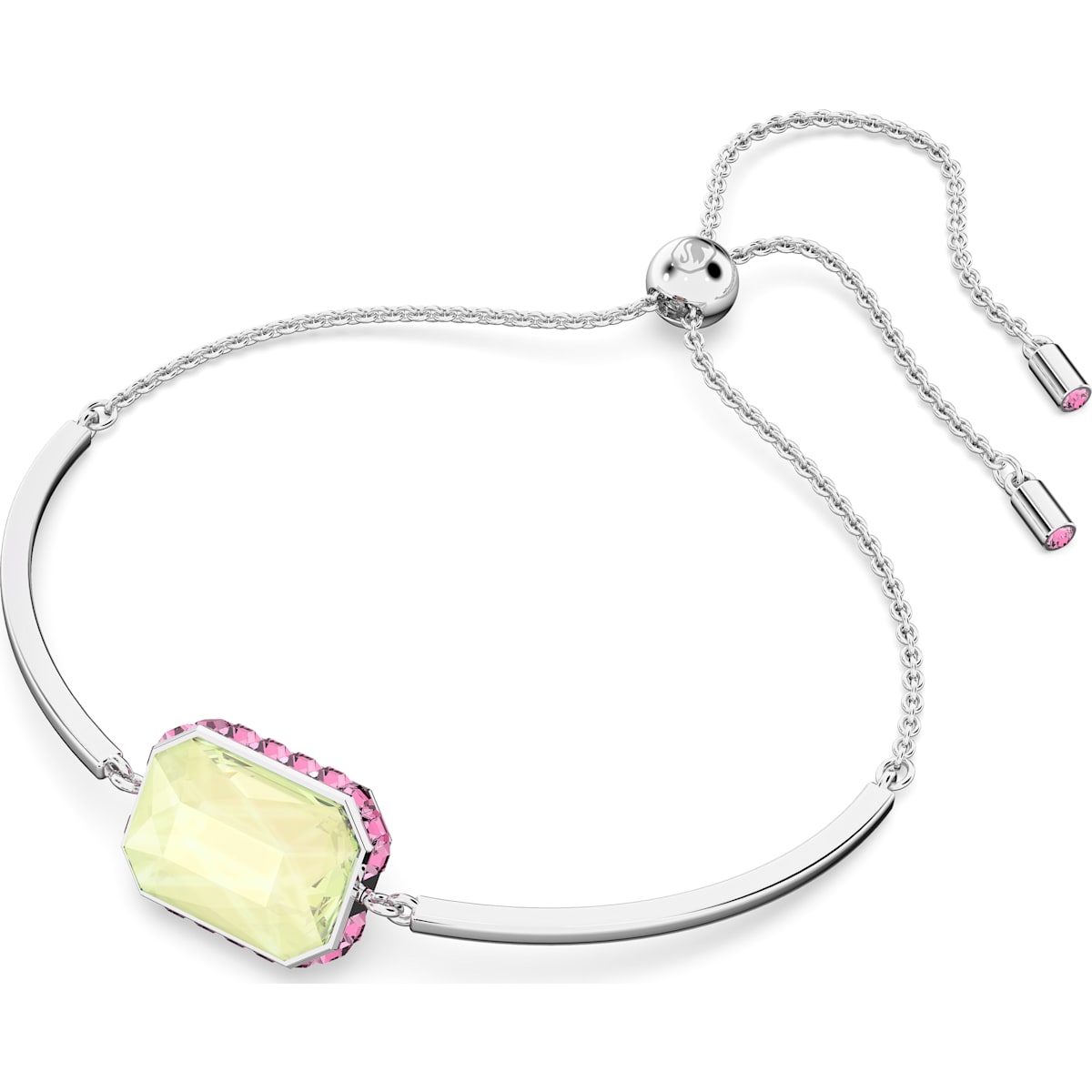 Swarovski - Orbita Armband, Kristall im Oktagon-Schliff, Mehrfarbig, Rhodiniert - CRYSTAL UNTERBERGER