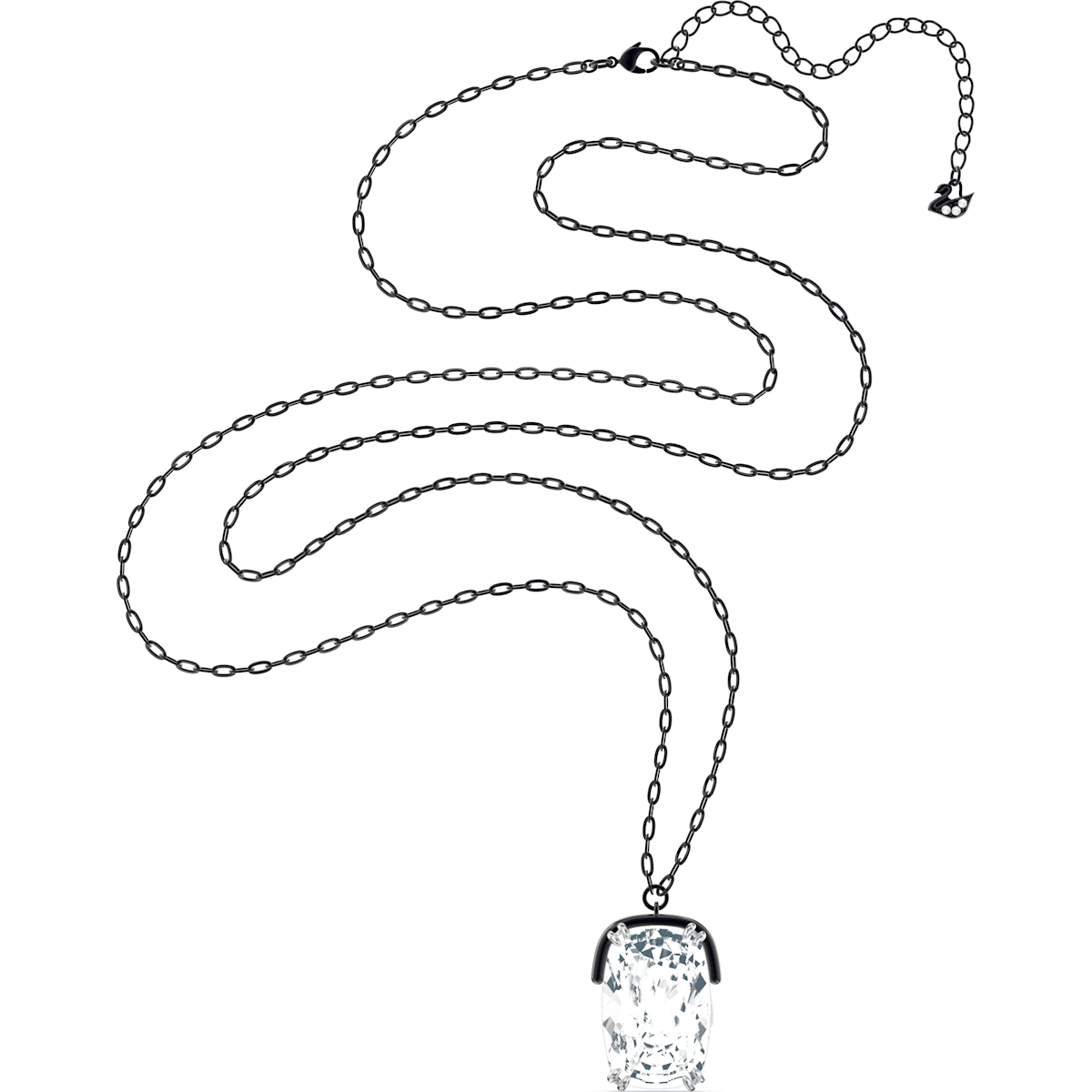 Swarovski - Harmonia Anhänger, Übergroßer Kristall, Weiss, Metallmix - CRYSTAL UNTERBERGER