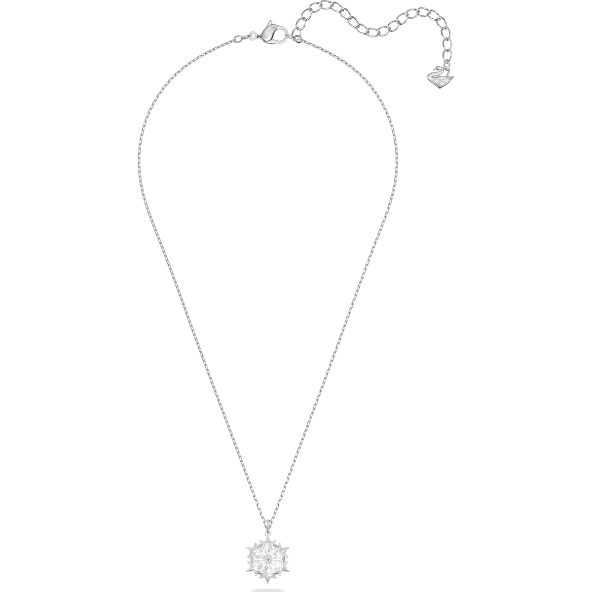 Swarovski - Magic Anhänger, Schneeflocke, Weiss, Rhodiniert - CRYSTAL UNTERBERGER