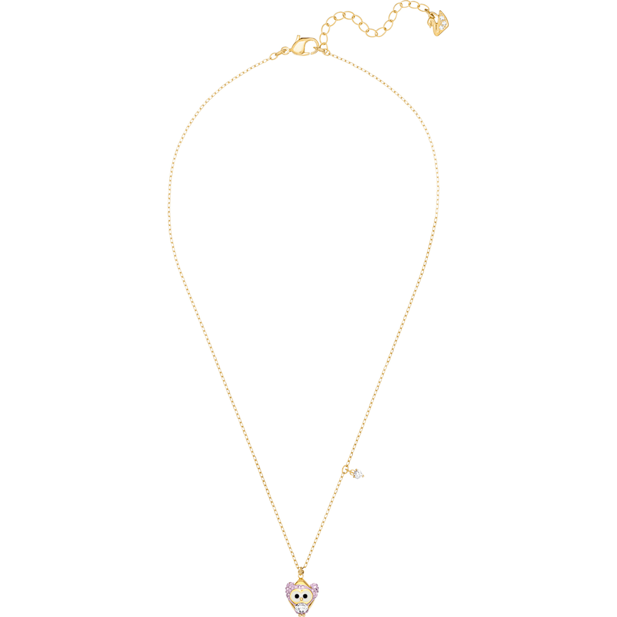 Swarovski - Little Snow Anhänger, Eule, Mehrfarbig, Goldlegierungsschicht - CRYSTAL UNTERBERGER