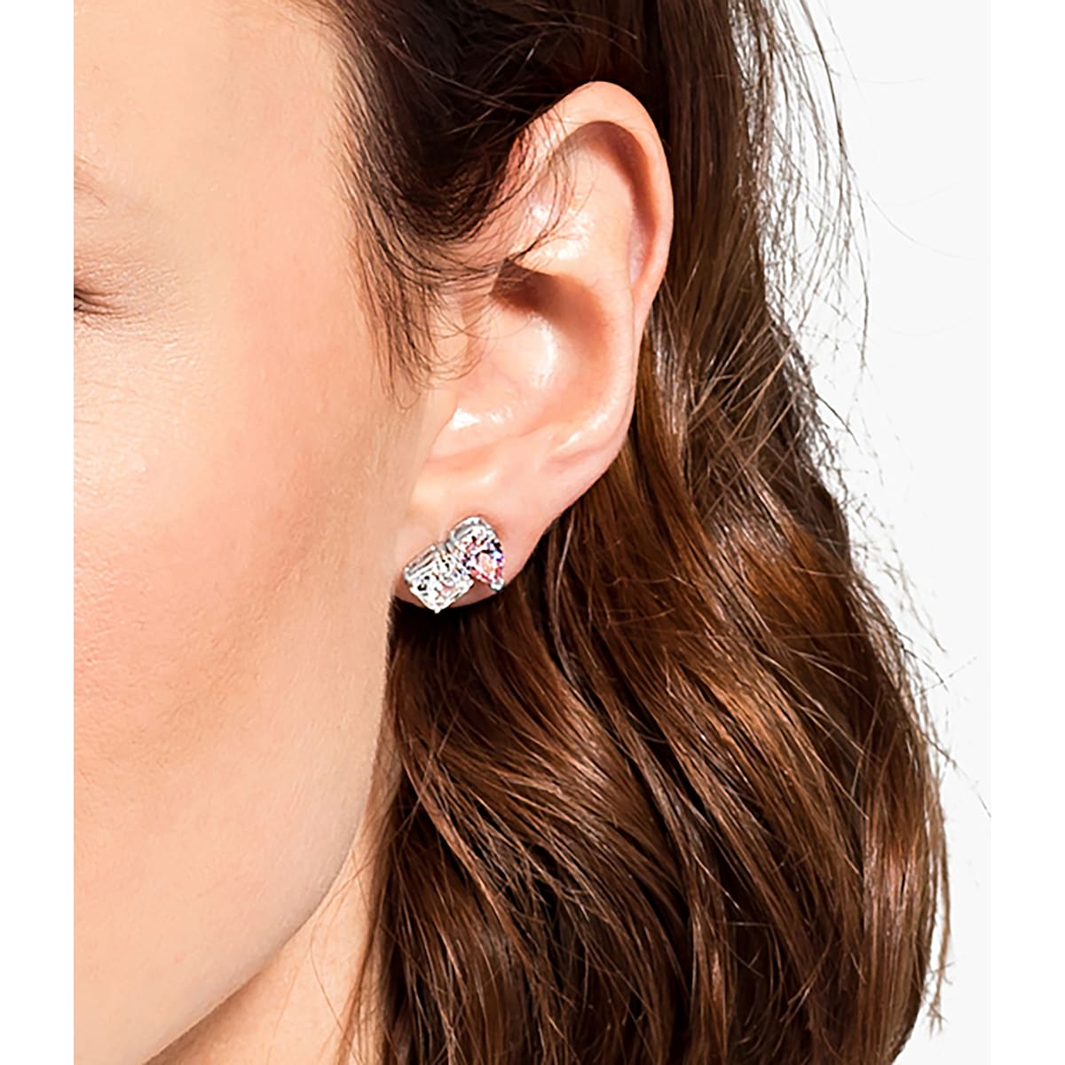 Swarovski - Attract Soul Ohrstecker, Rosa, Rhodiniert - CRYSTAL UNTERBERGER