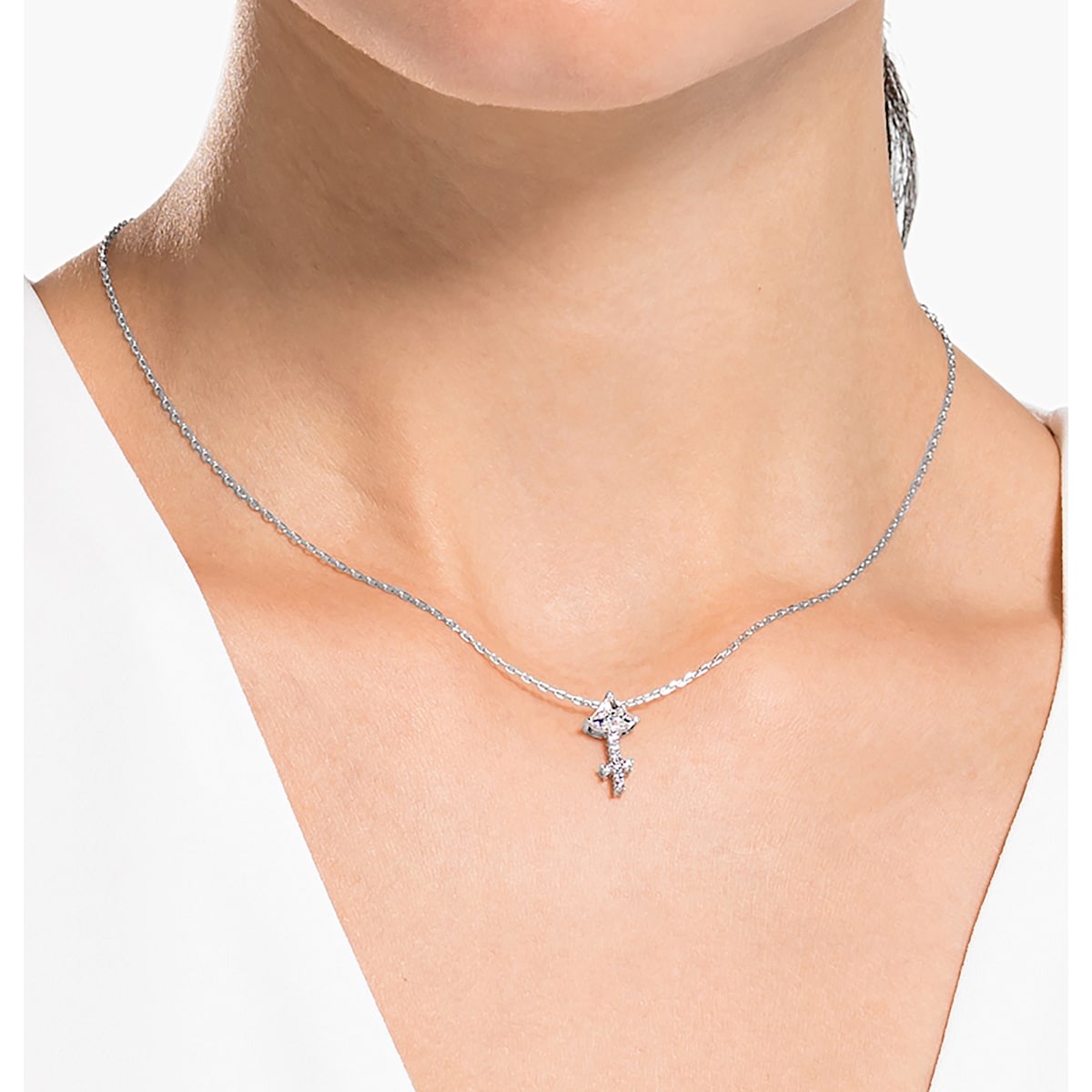 Swarovski - Zodiac II Anhänger, Schütze, Weiss, Metallmix - CRYSTAL UNTERBERGER