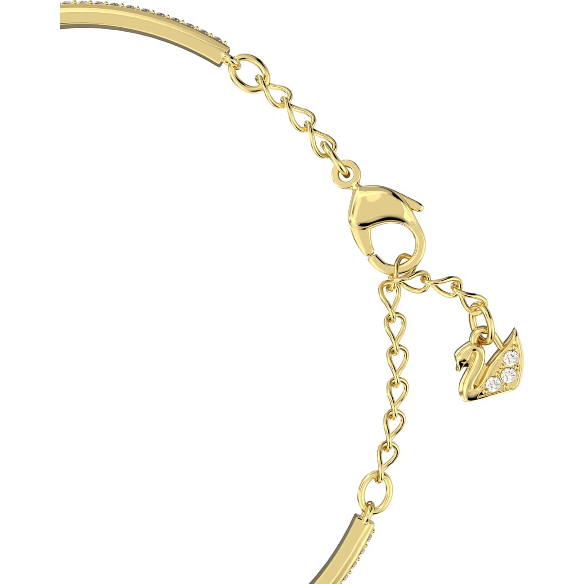 Swarovski - Generation Armreif Weiß, Goldlegierungsschicht - CRYSTAL UNTERBERGER