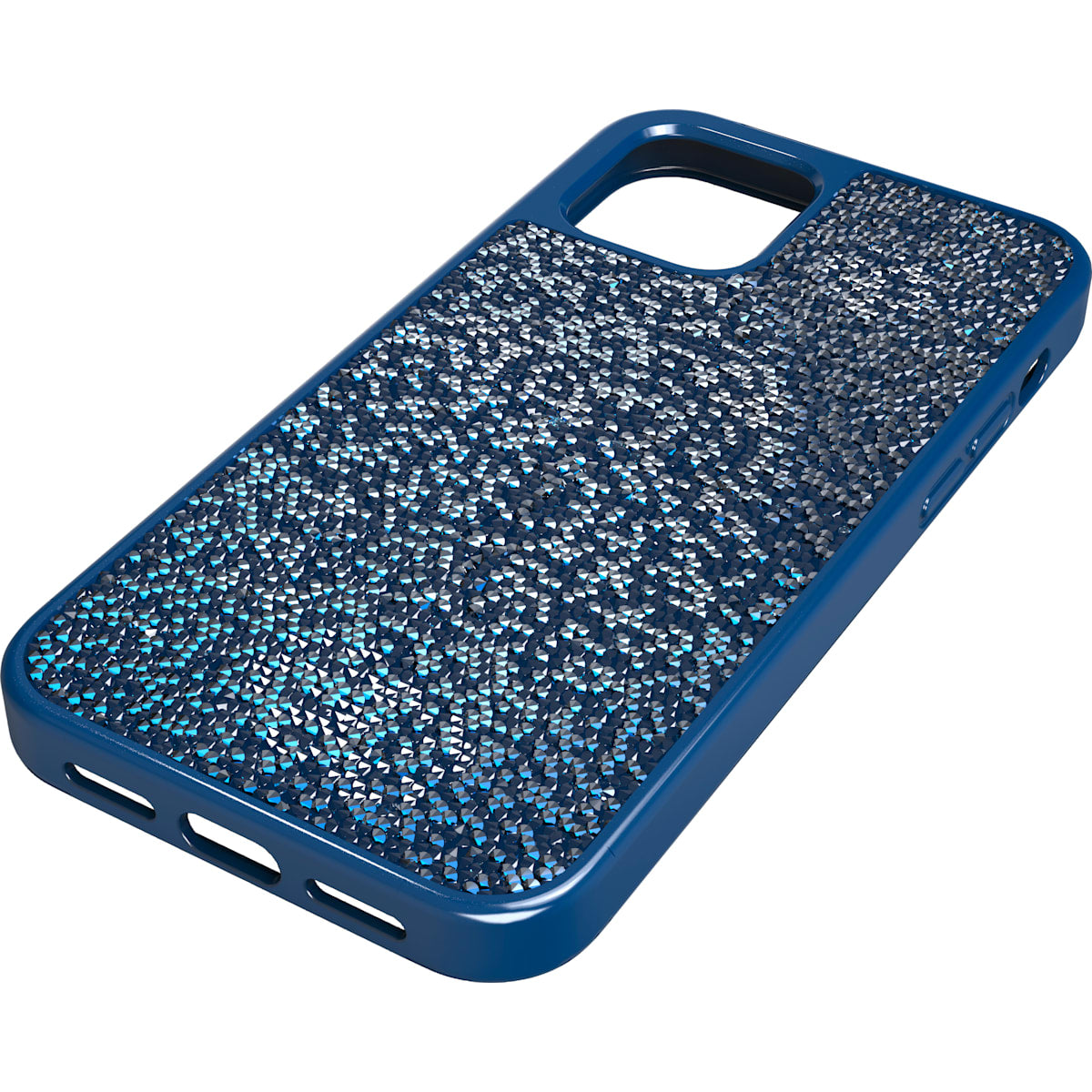 Swarovski - Glam Rock Smartphone Schutzhülle, iPhone® 12/12 Pro, Blau - CRYSTAL UNTERBERGER