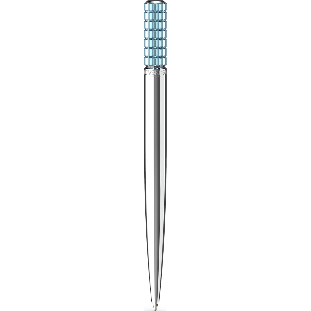 Swarovski - LCT002 Kugelschreiber, Blau, Verchromt - CRYSTAL UNTERBERGER