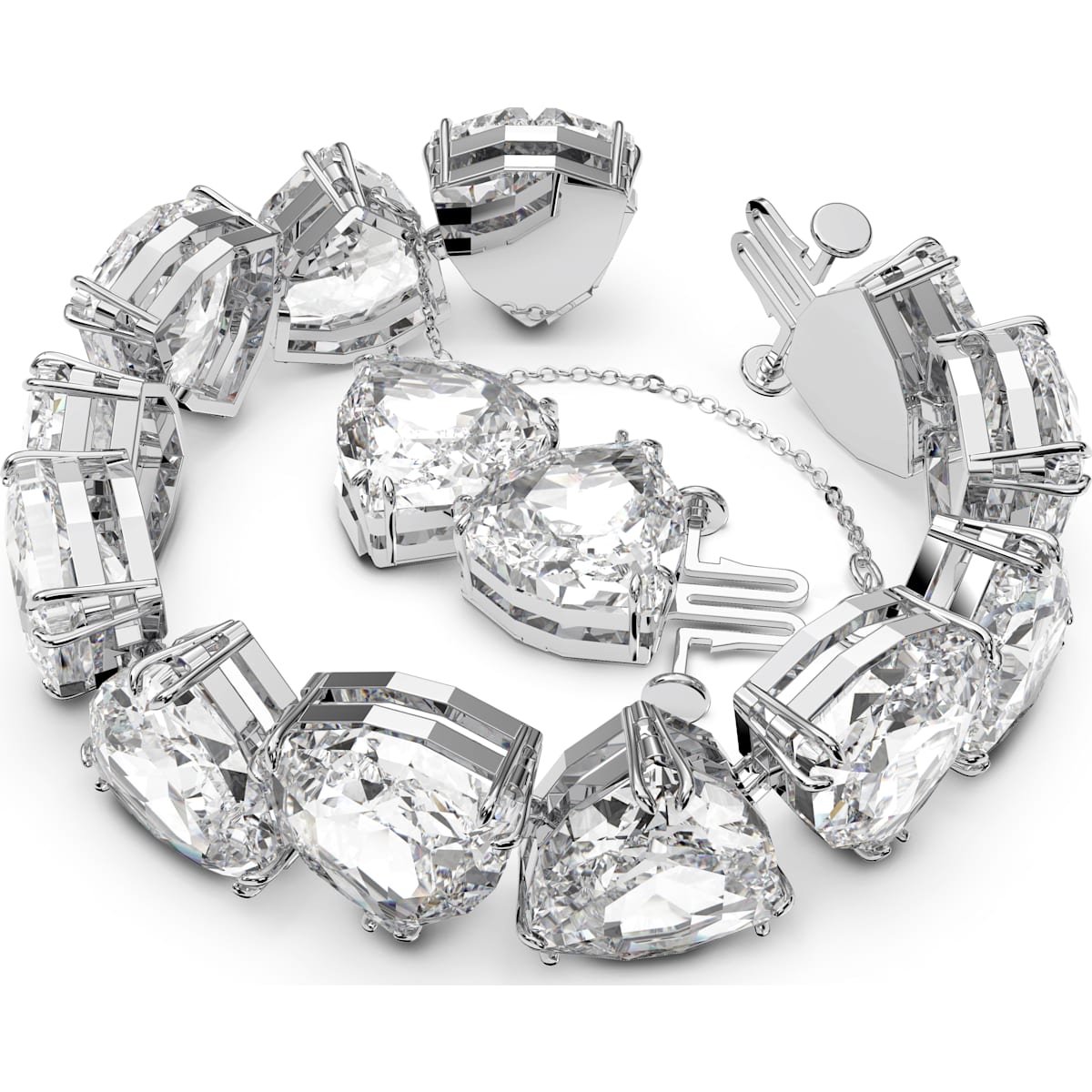 Swarovski - Millenia Armband, Kristall im Trilliant-Schliff, Weiß, Rhodiniert - CRYSTAL UNTERBERGER