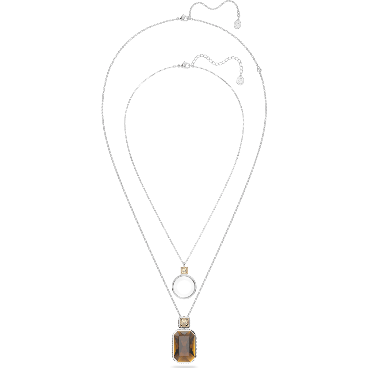 Swarovski - Elegance of Africa Set (2), Braun, Rhodiniert - CRYSTAL UNTERBERGER