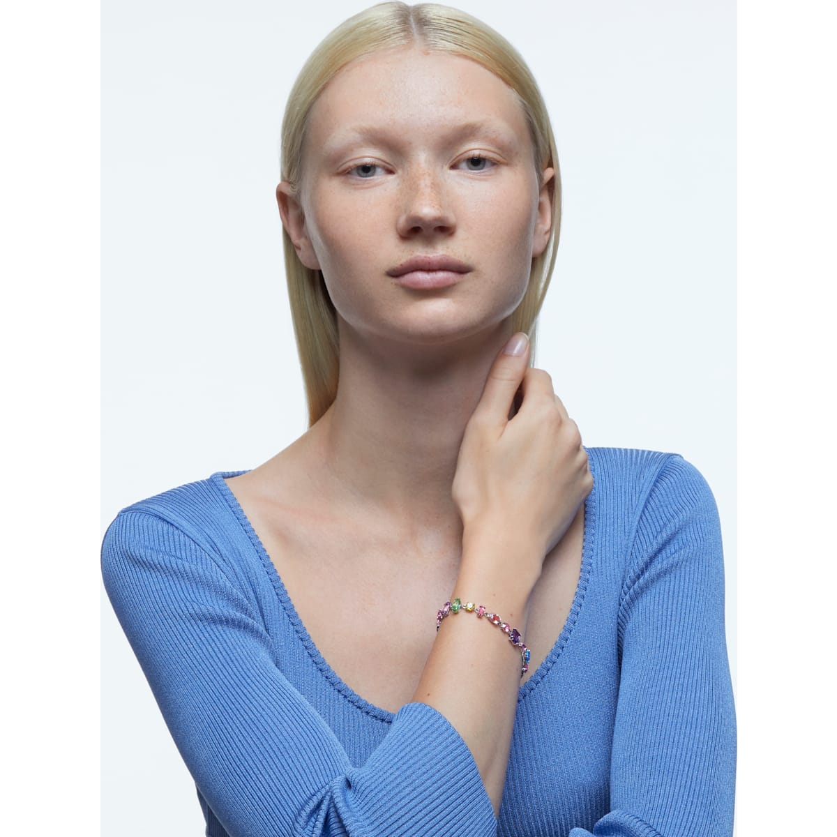 Swarovski - Gema Armband, Mehrfarbig, Rhodiniert - CRYSTAL UNTERBERGER