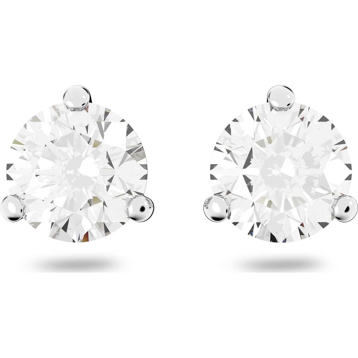SS SOLITAIRE:PE STUD CRY/RHS