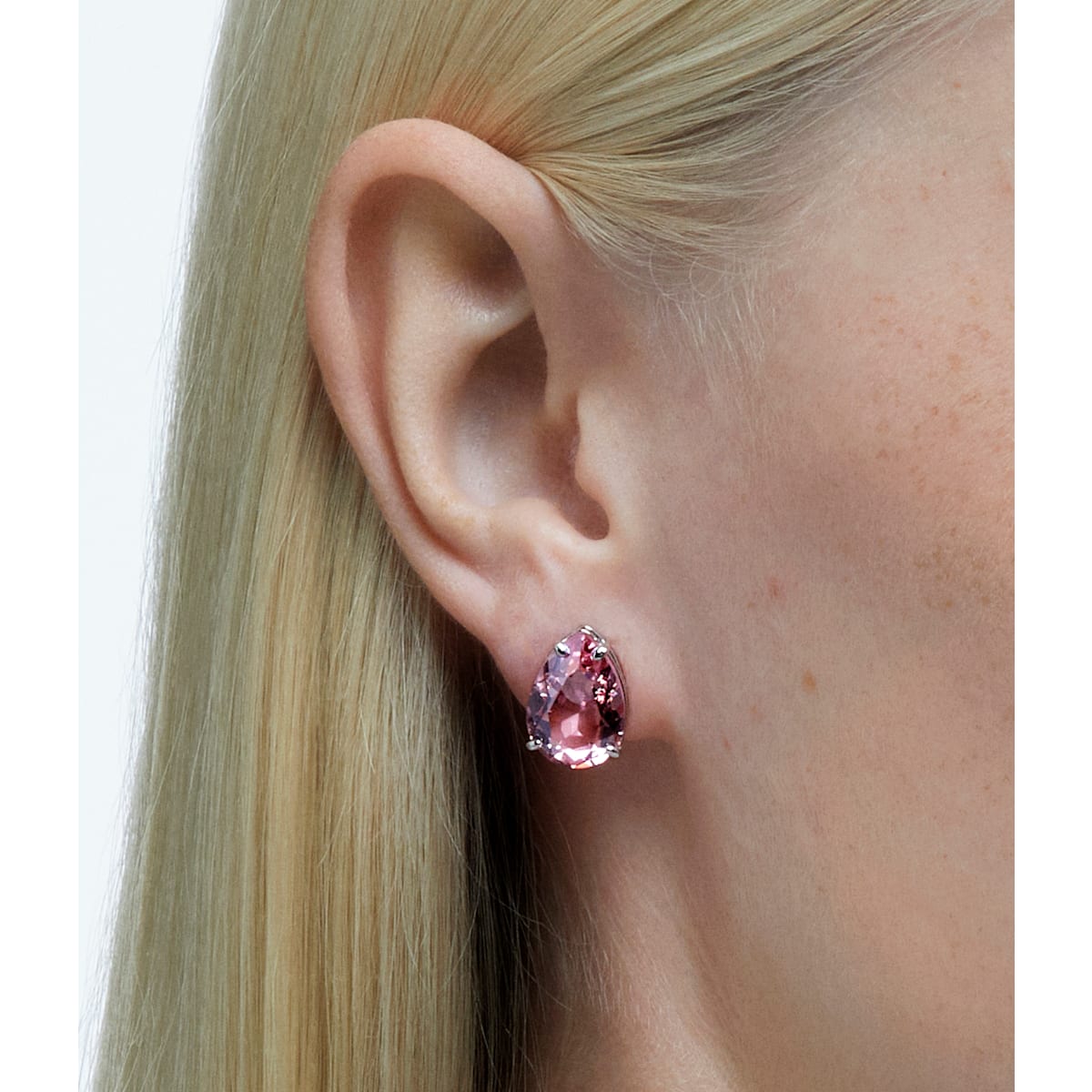 Swarovski - Gema Ohrstecker, Rosa, Rhodiniert - CRYSTAL UNTERBERGER