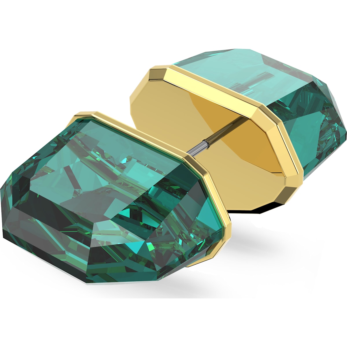 Swarovski - Lucent Ohrstecker, Einzel, Blau, Rhodiniert - CRYSTAL UNTERBERGER