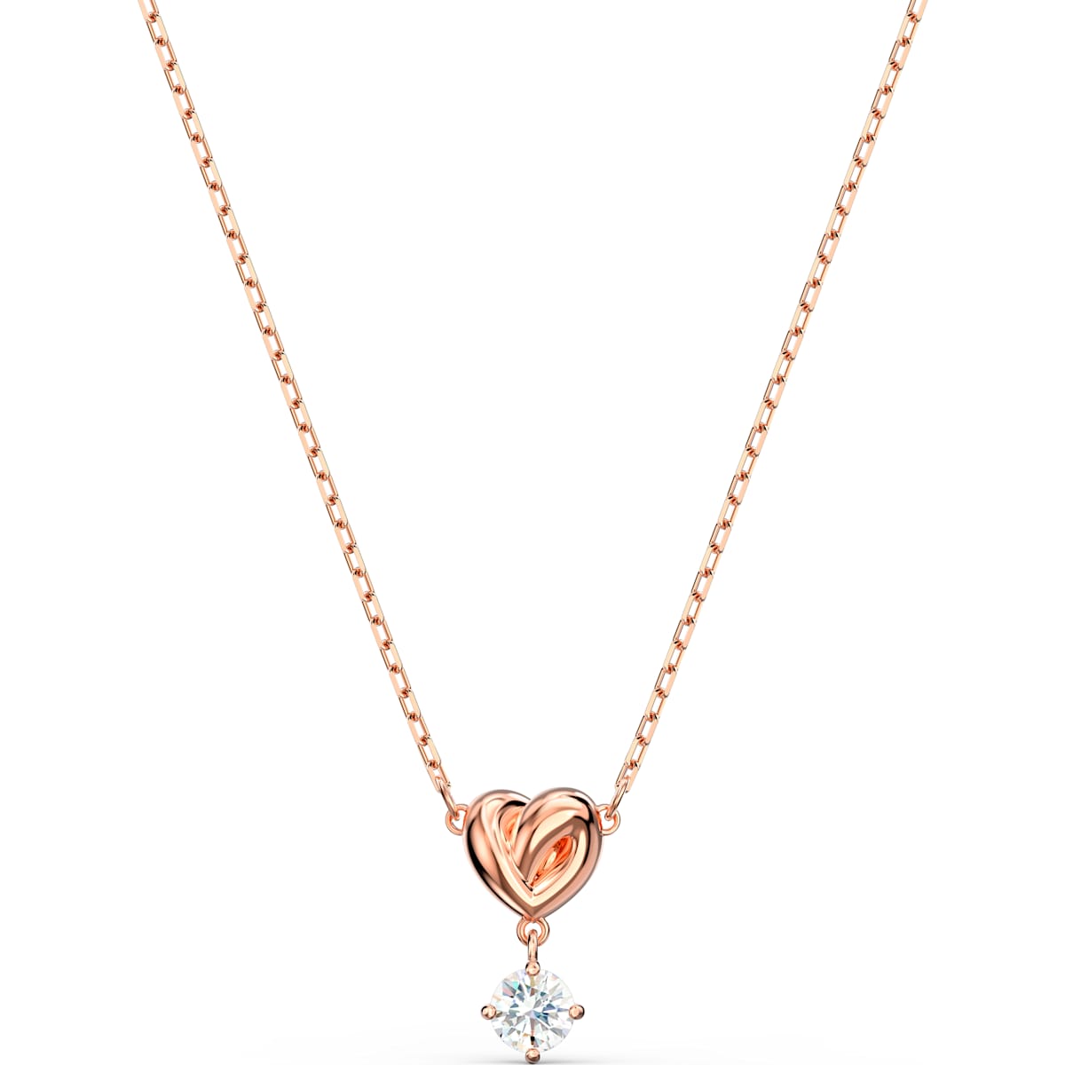 SS LIFELONG HRT:PENDANT CZWH/ROS