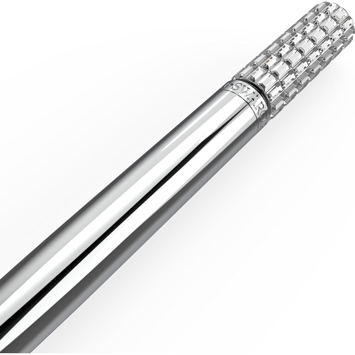 Swarovski - LCT002 Kugelschreiber, Weiss, Verchromt - CRYSTAL UNTERBERGER