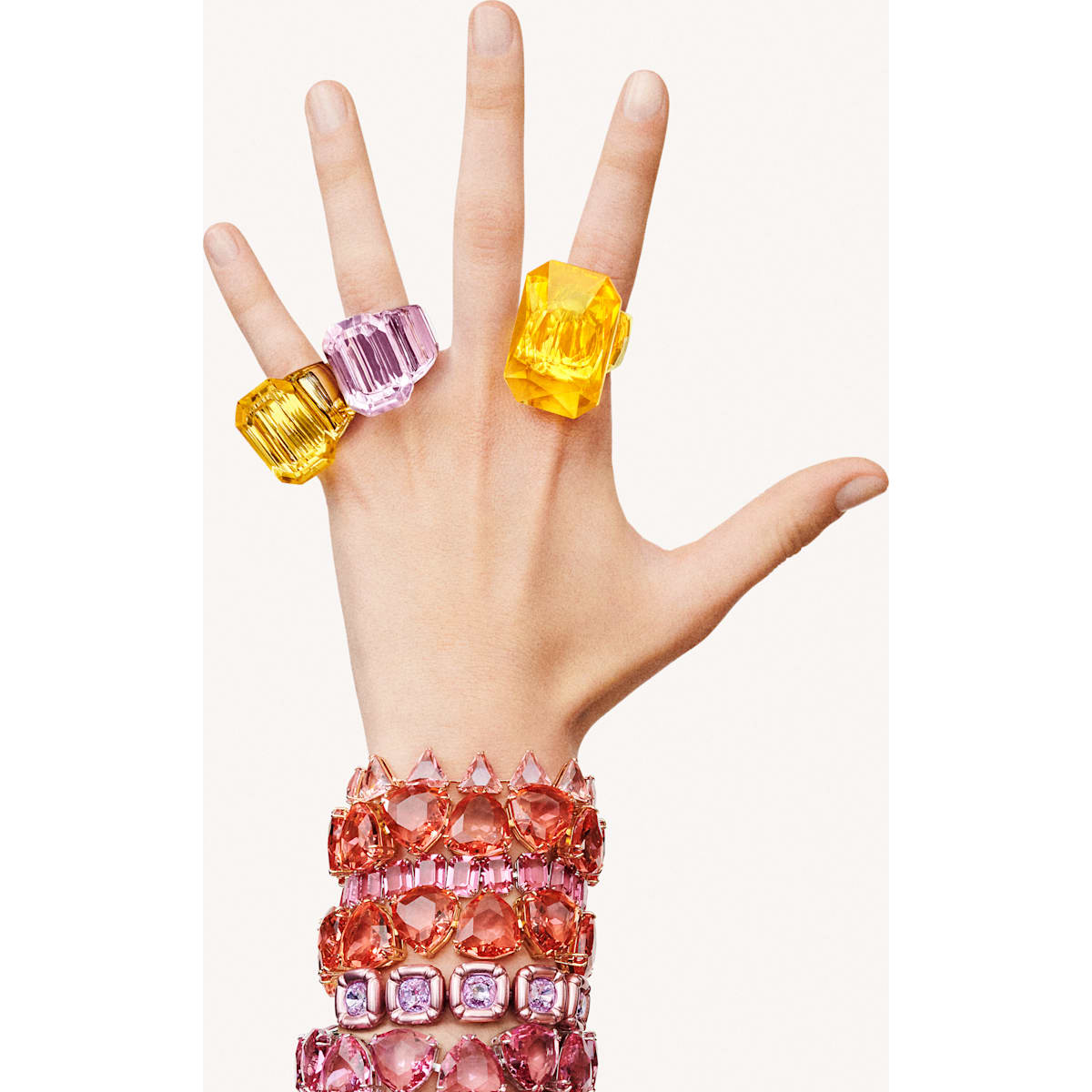 Swarovski - Dulcis Armband, Kristalle im Kissenschliff, Violett - CRYSTAL UNTERBERGER