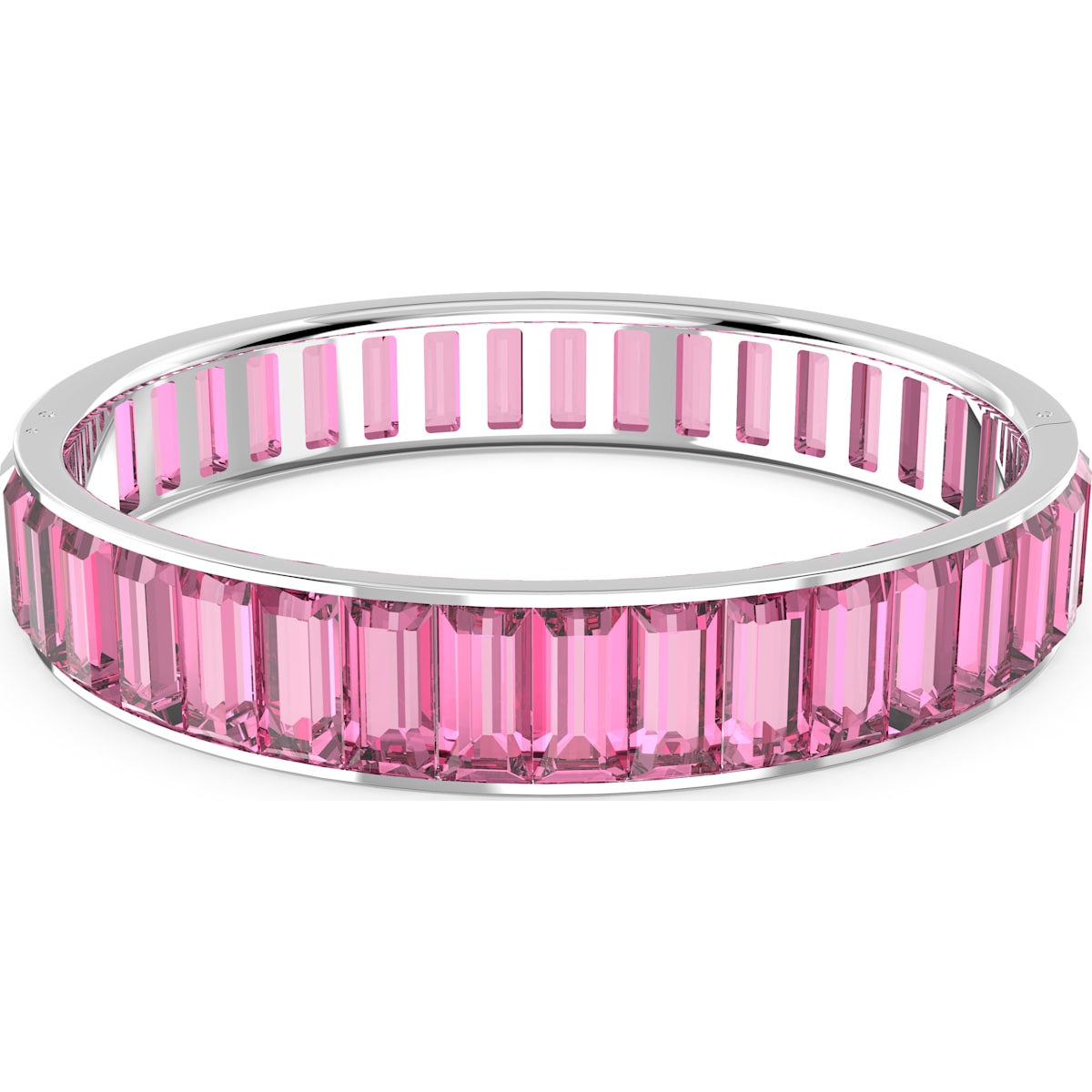 Swarovski - Matrix Armreif, Weiß, Rhodiniert - CRYSTAL UNTERBERGER