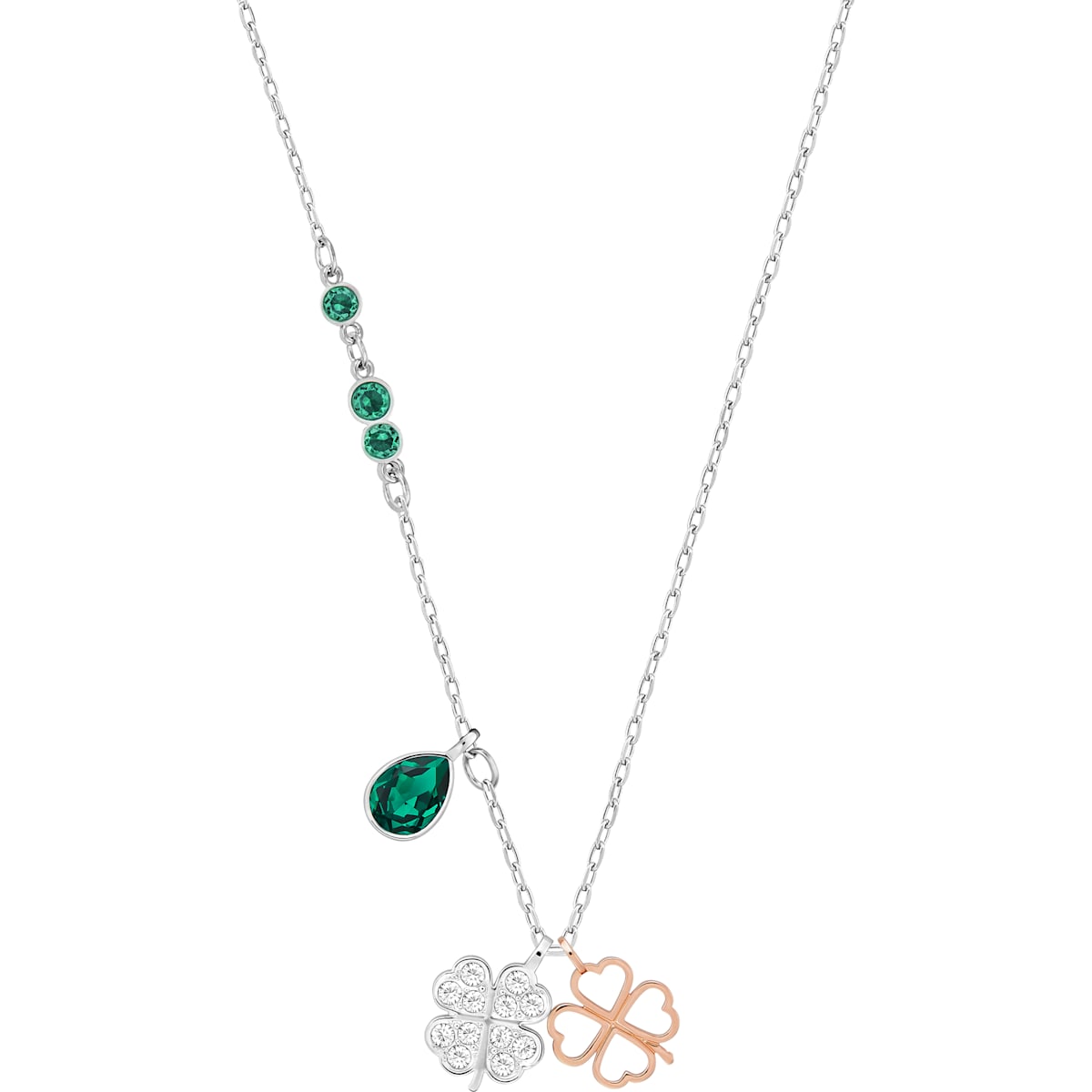 SWA SYMBOL:PENDANT CLOVER EMRD/CRY/MIX