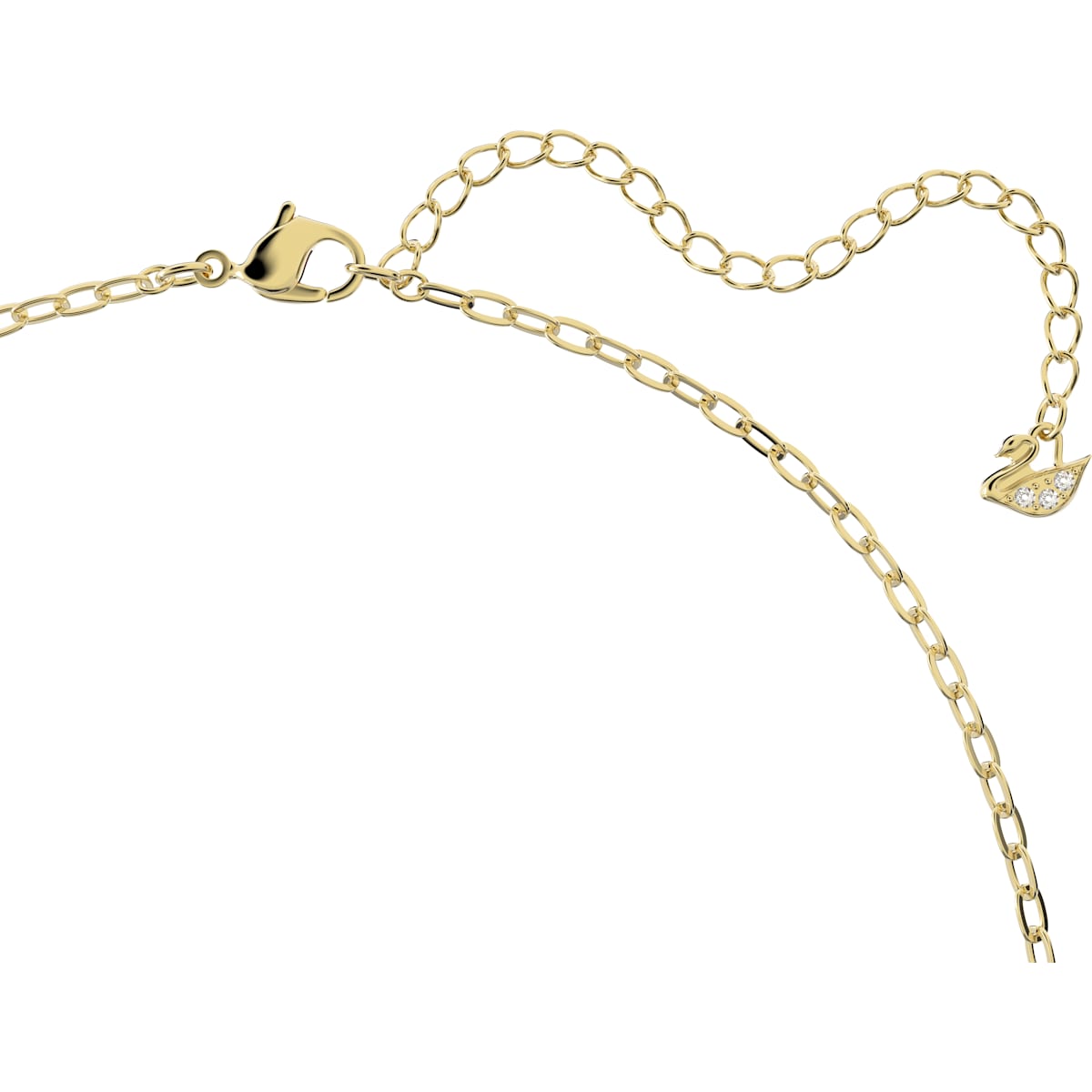 Swarovski - Orbita Halskette, Kristalle im Quadrat-Schliff, Gelb, Goldlegierungsschicht - CRYSTAL UNTERBERGER