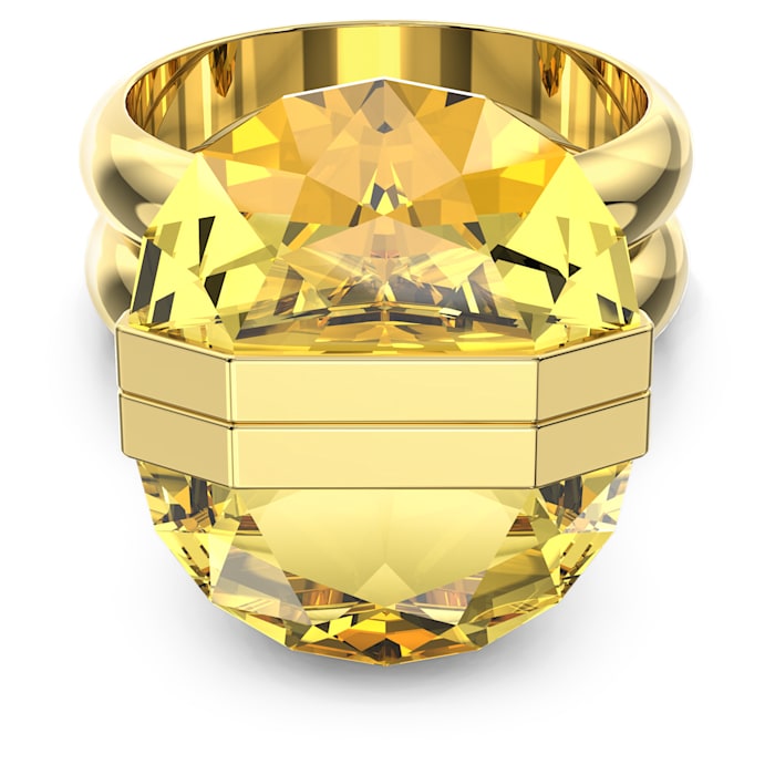Swarovski - Lucent Ring, Magnetisch, Gelb, Goldlegierungsschicht - CRYSTAL UNTERBERGER