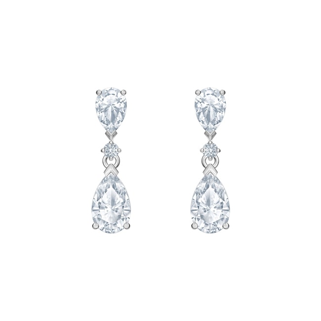 Swarovski - PALACE OHRSTECKER DROP CZWH/RHS - CRYSTAL UNTERBERGER