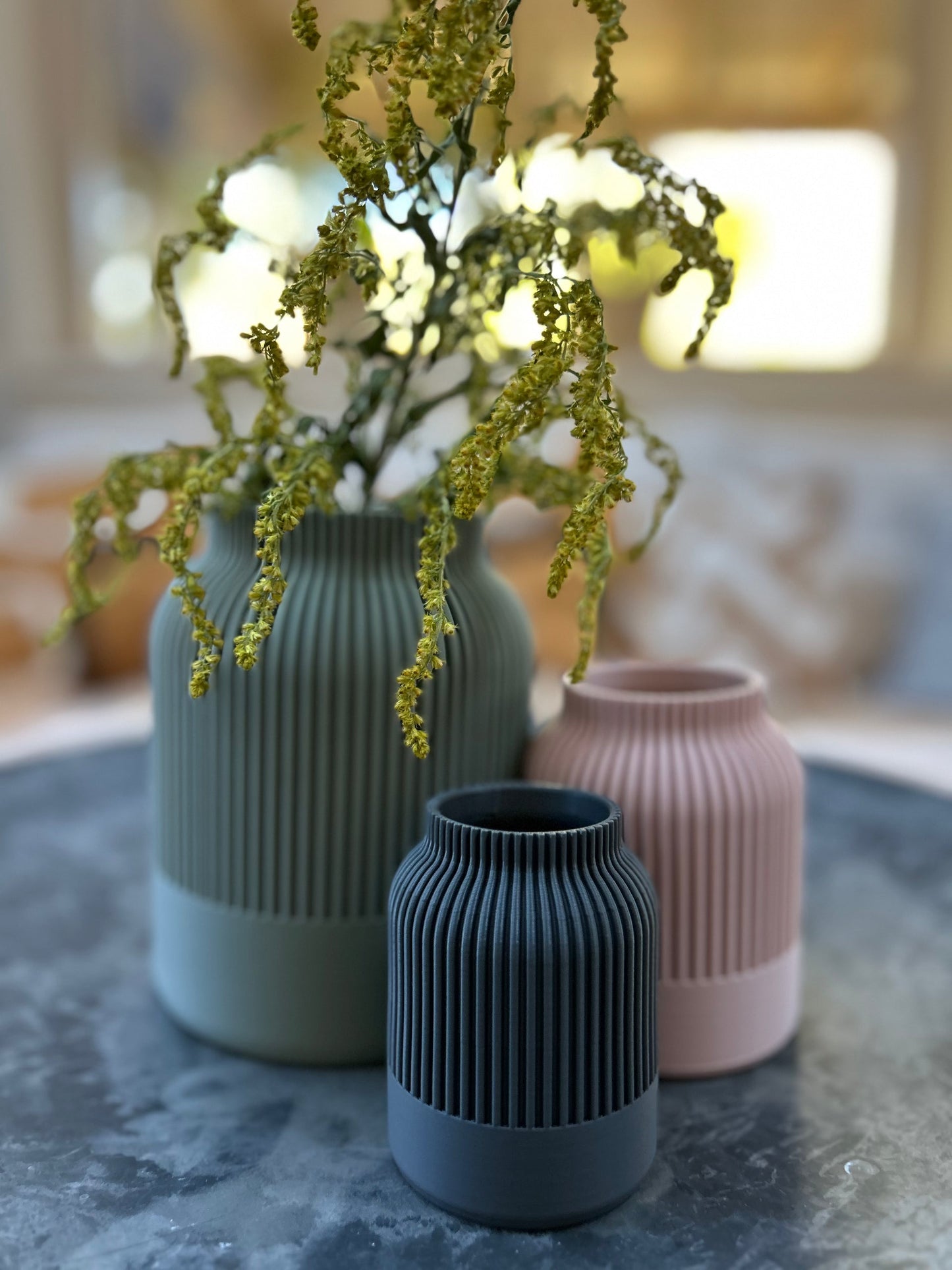 Deko Vase Rosalp - minze