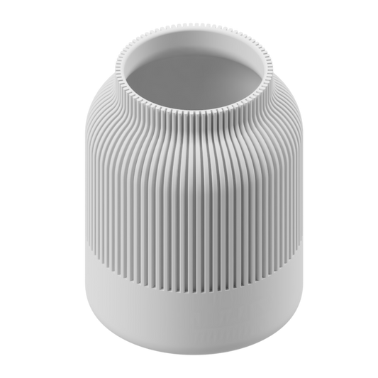 Deko Vase Rosalp - weiß