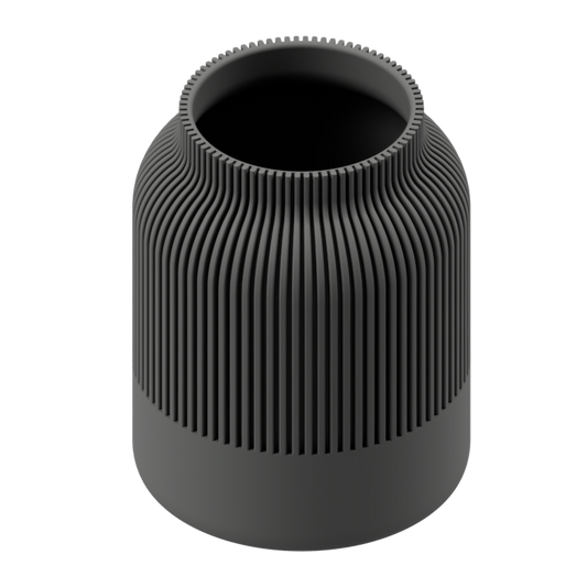 Deko Vase Rosalp - grau