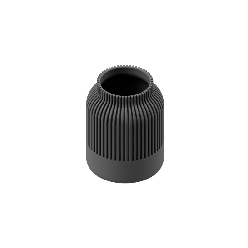 Deko Vase Rosalp - grau