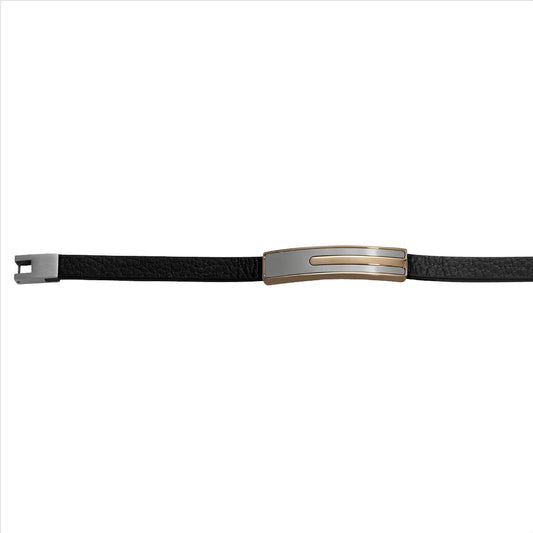 Lederarmband schwarz - CRYSTAL UNTERBERGER