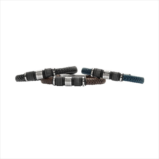 Lederarmband schwarz