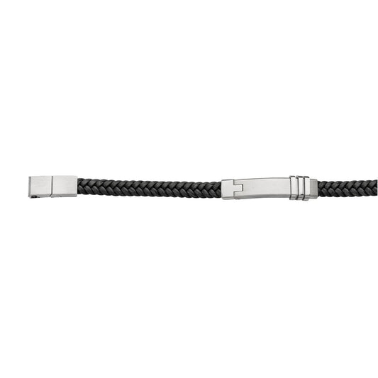 Lederarmband schwarz - CRYSTAL UNTERBERGER