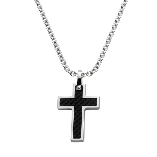 Stahlcollier Kreuz