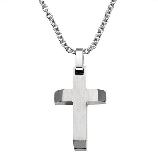 Stahlcollier Kreuz