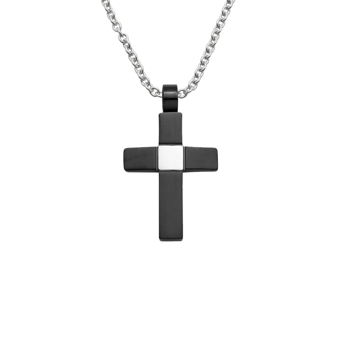 Stahlcollier Kreuz