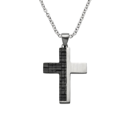 Stahlcollier Kreuz