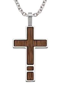 Stahlcollier Kreuz