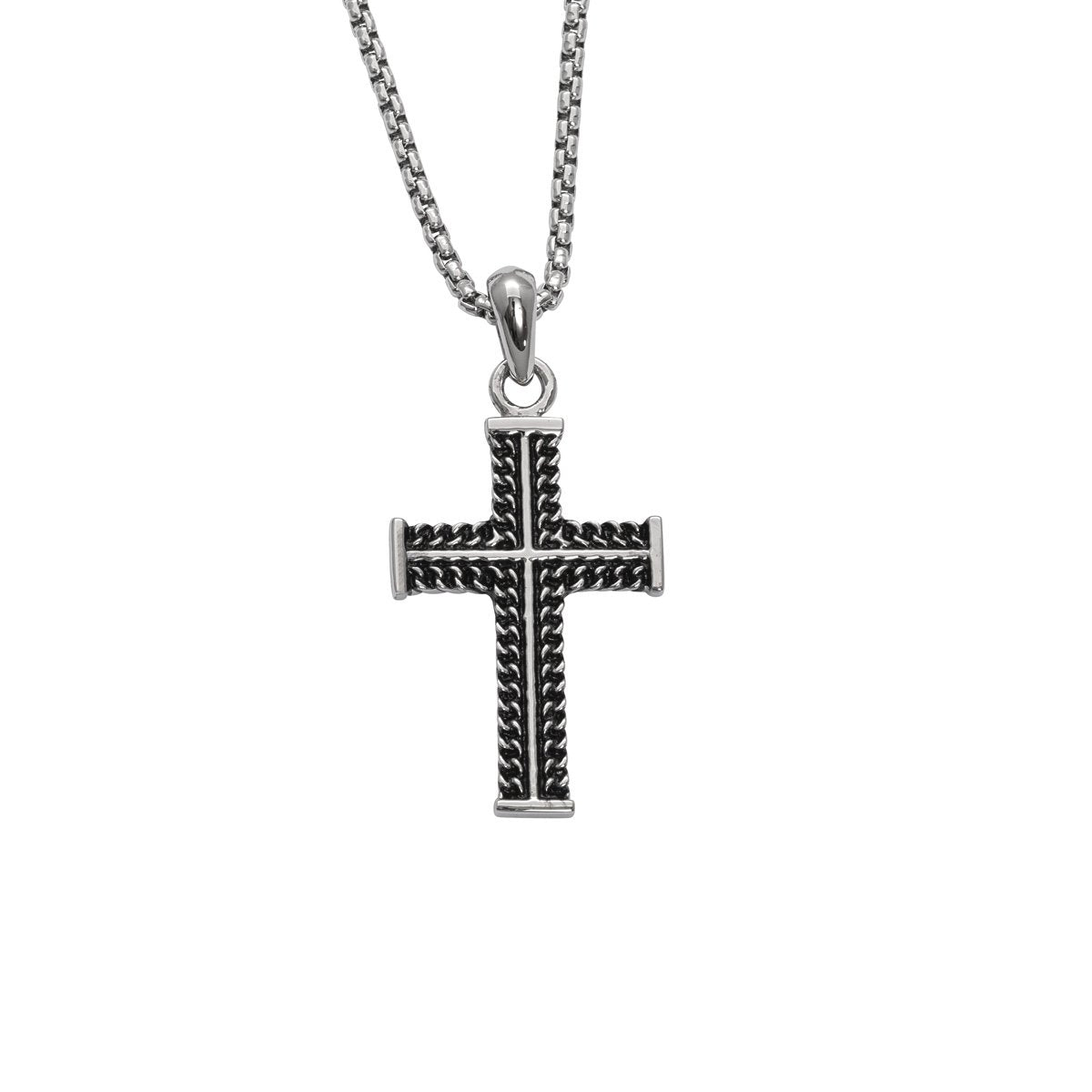 Stahlcollier Kreuz
