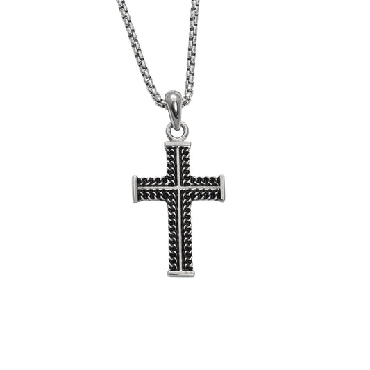 Stahlcollier Kreuz