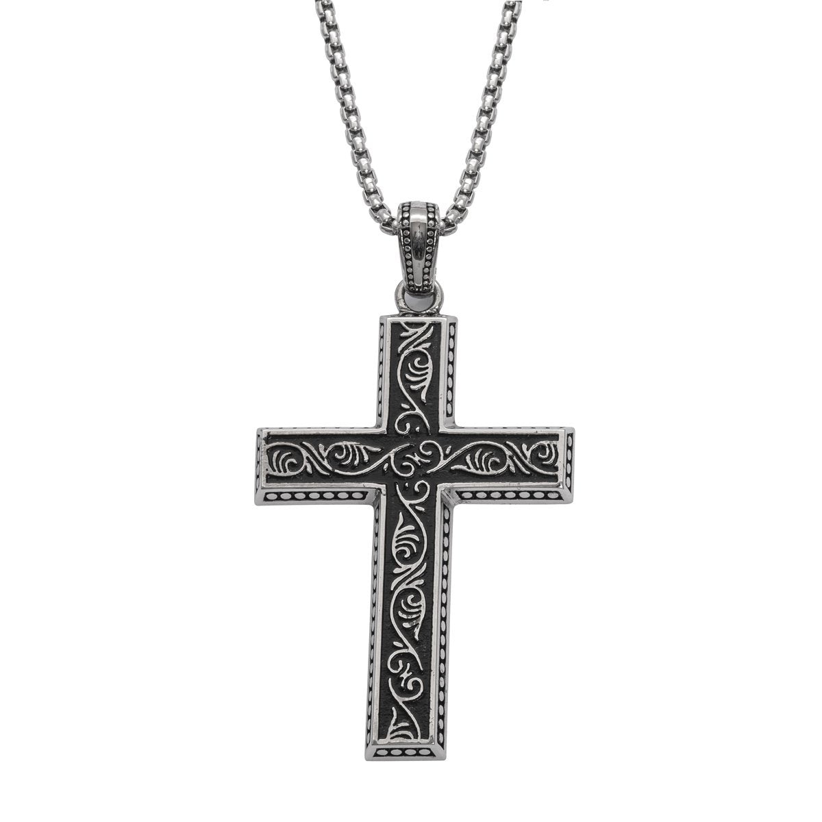 Stahlcollier Kreuz