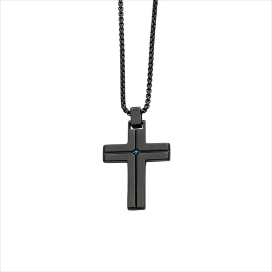 Stahlcollier Kreuz