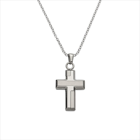 Stahlcollier Kreuz