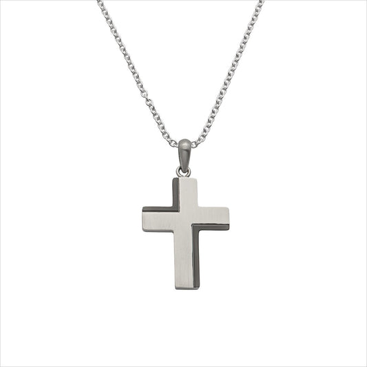 Stahlcollier Kreuz