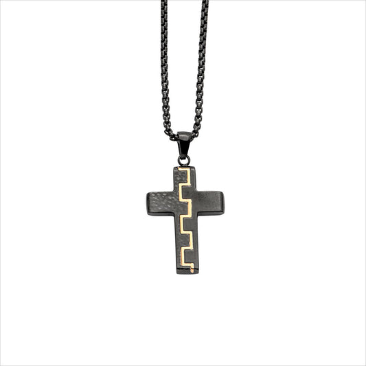 Stahlcollier Kreuz