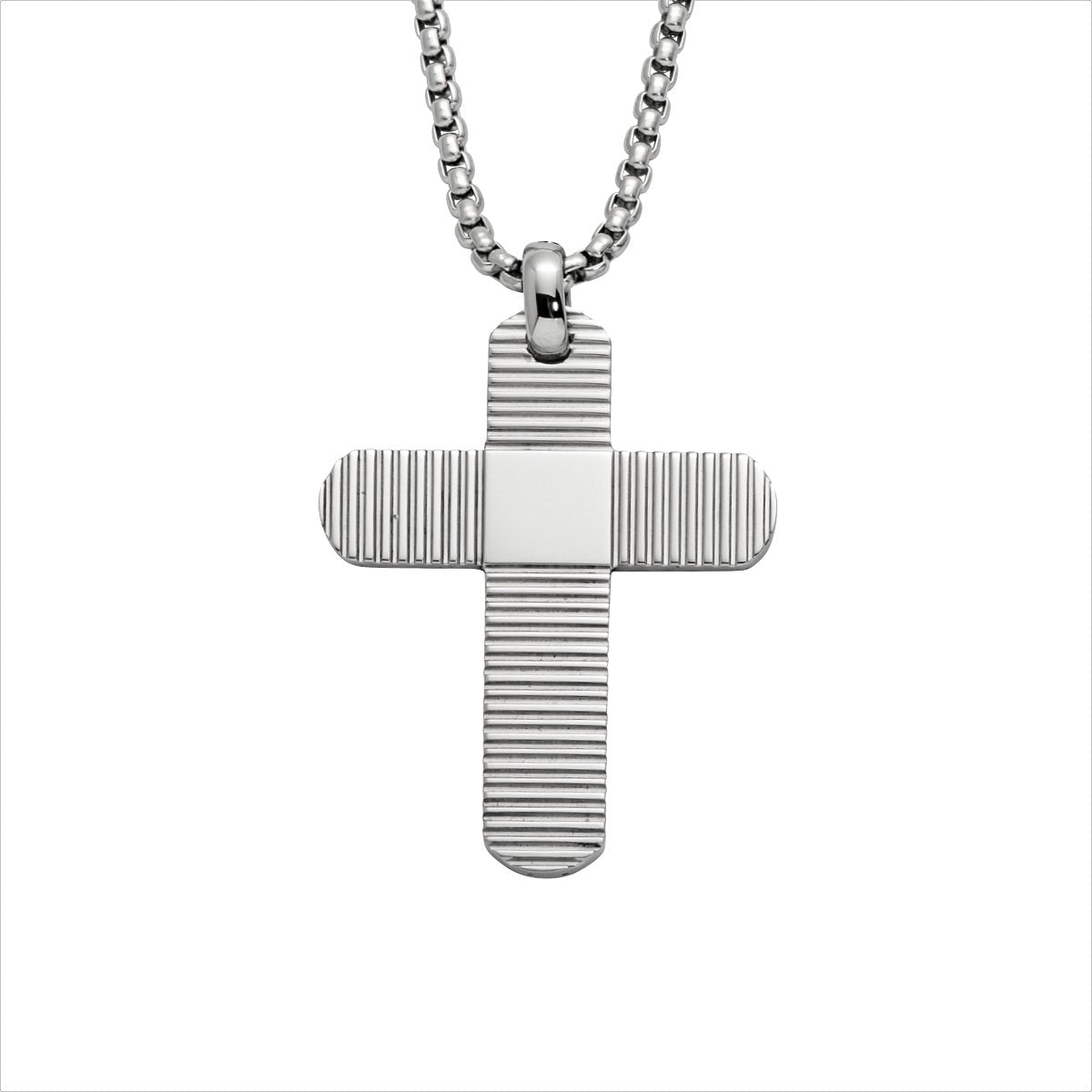 Stahlcollier Kreuz